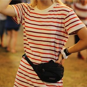 Madewell Striped Tshirt Dress